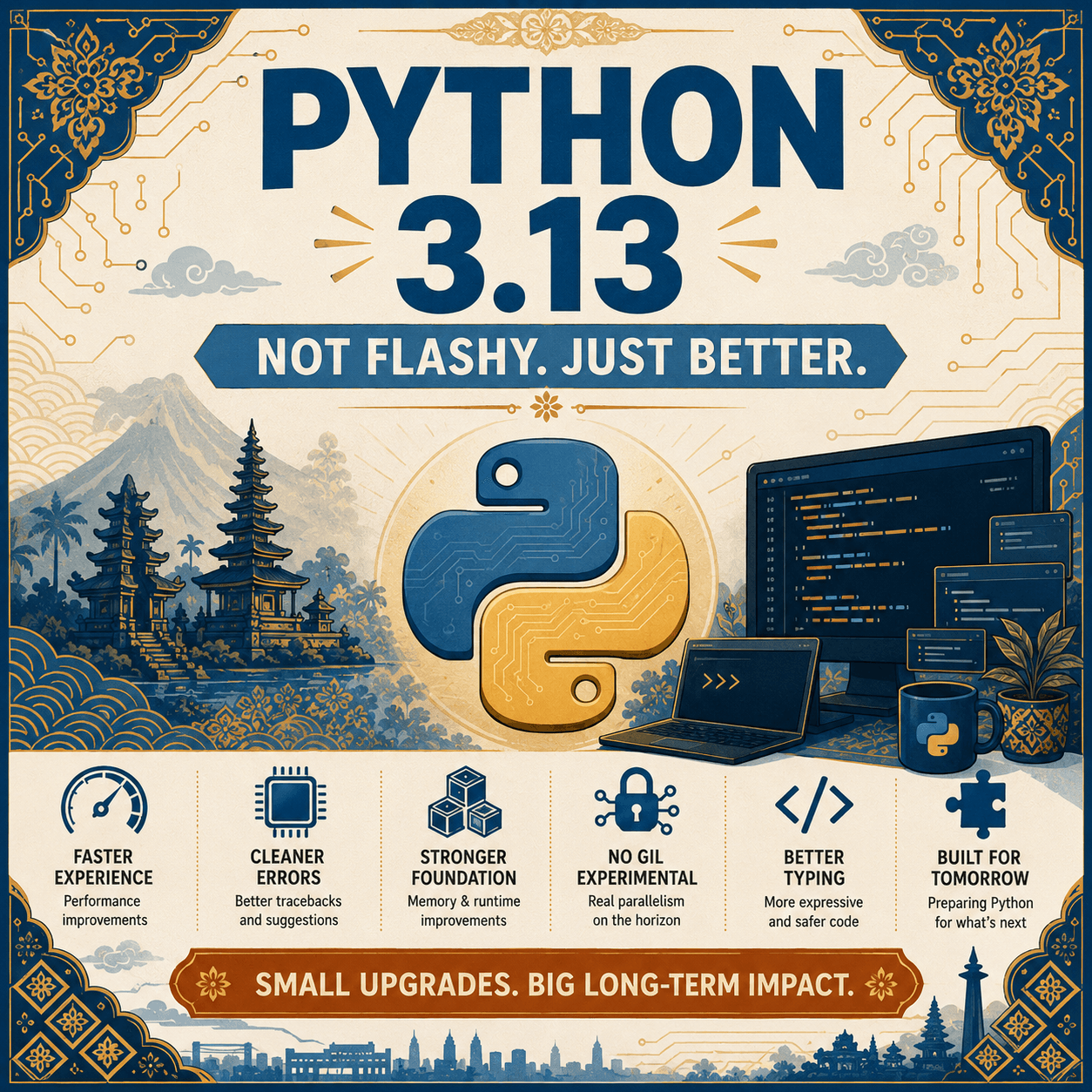 Python 3.13: Not Flashy. Just Better.