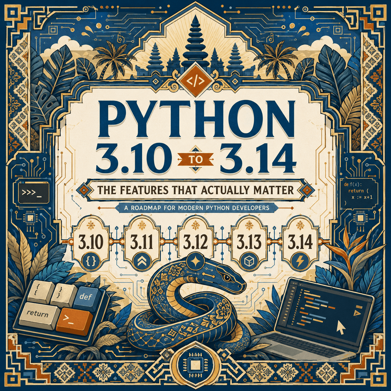 Python 3.10 to 3.14: The Features That Actually Matter